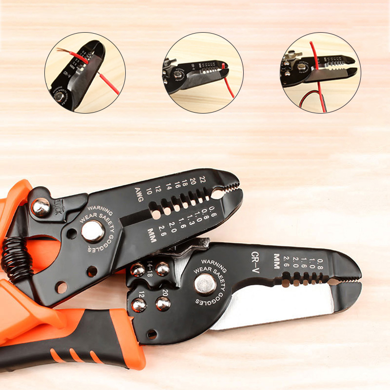 Automatic Wire Stripper Cutter - Pinza a crimpare spelatura da 175mm