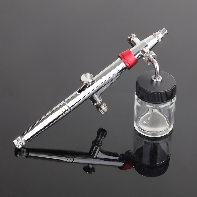 Airbrush Kit With Mini Compressor - Aerografo Rotante a Doppia Azione ad