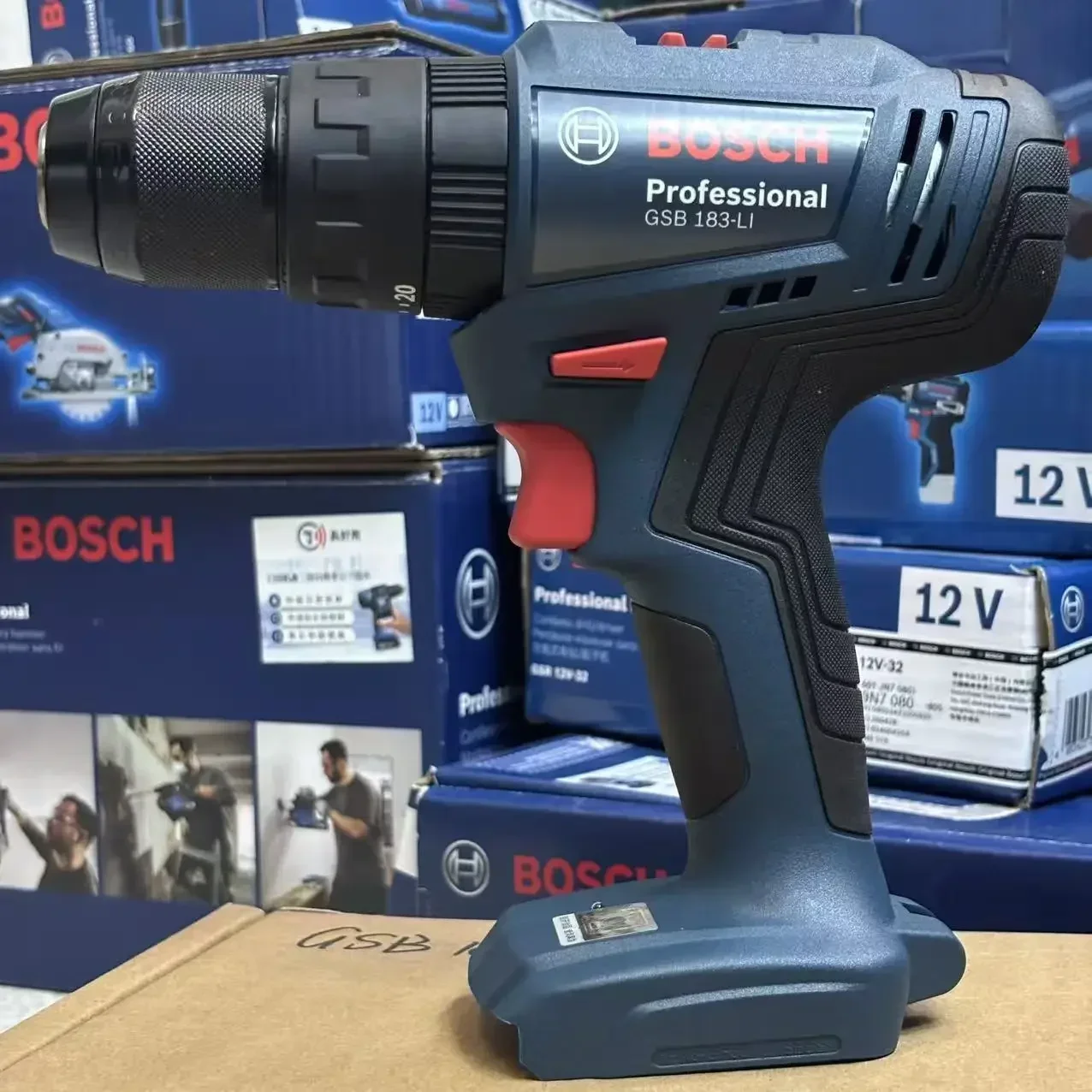 Brushless Cordless Electric Drill 18V - Trapano avvitatore a impulsi Bosch GSB