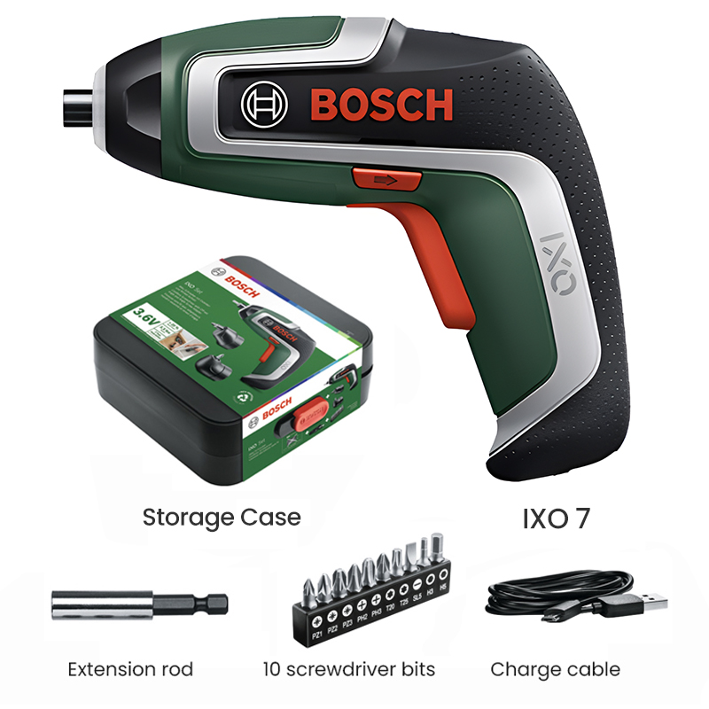Electric Screwdriver Rechargeable Usb - Cacciavite elettrico portatile Bosch IXO 7,