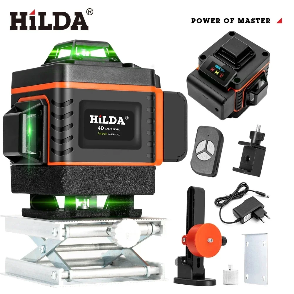 HILDA 16/12 Linee Livello Lase - Laser Level 16 Lines 4D Green recensione e prezzo