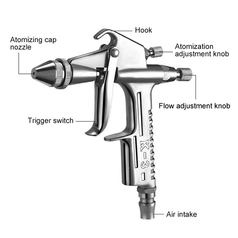 K-3 Mini pistola a spruzzo ad  - Airbrush Kit With Mini Compressor recensione e prezzo