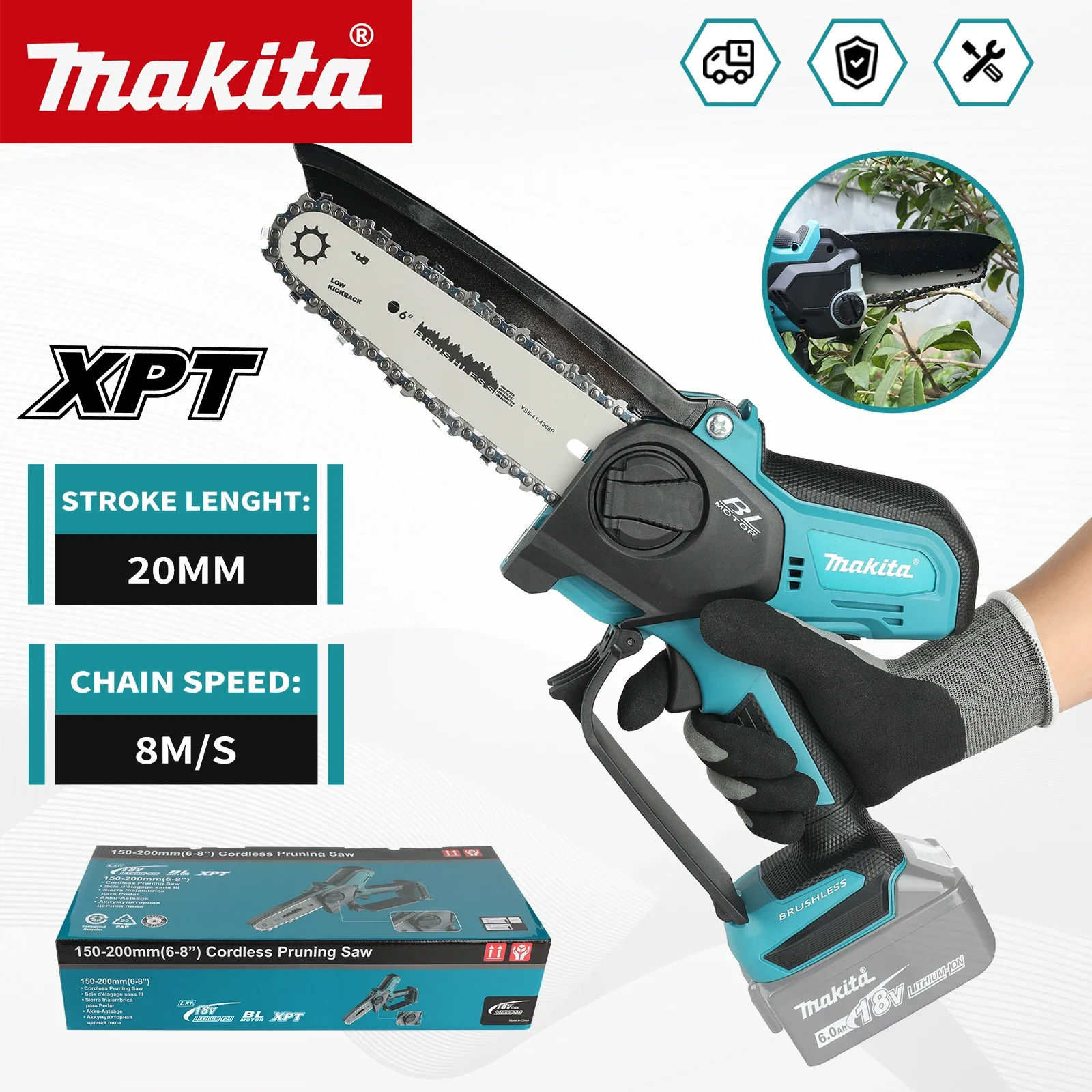 Makita UC286, motosega elettri - Mini Electric Chainsaw 6 Inch recensione e prezzo