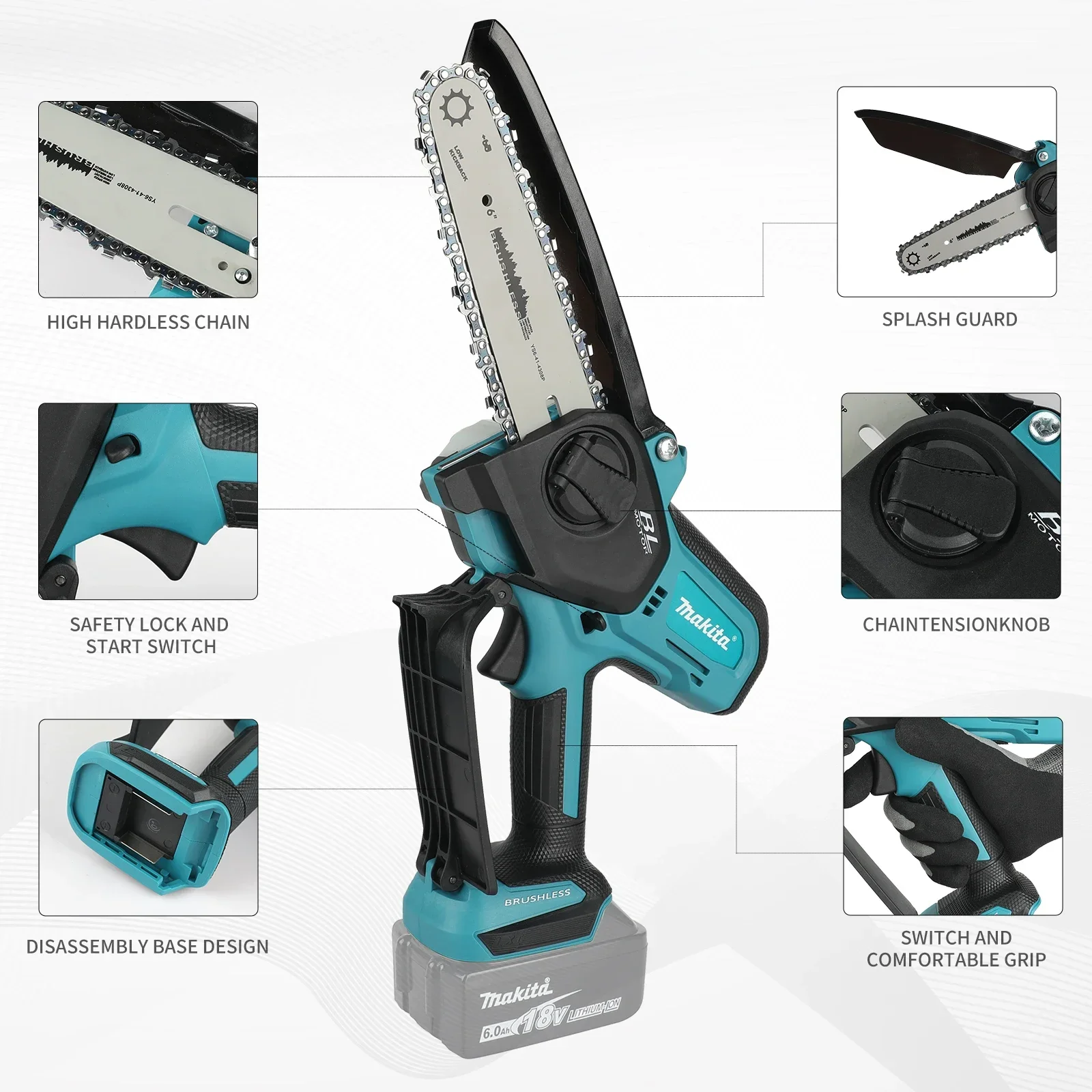 Makita UC286, motosega elettri - Mini Electric Chainsaw 6 Inch recensione e prezzo