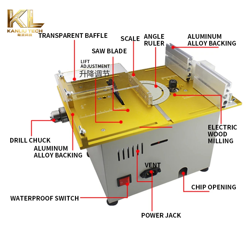 Sega da Tavolo Mini T7 Macchin - Mini Table Saw For Woodworking recensione e prezzo