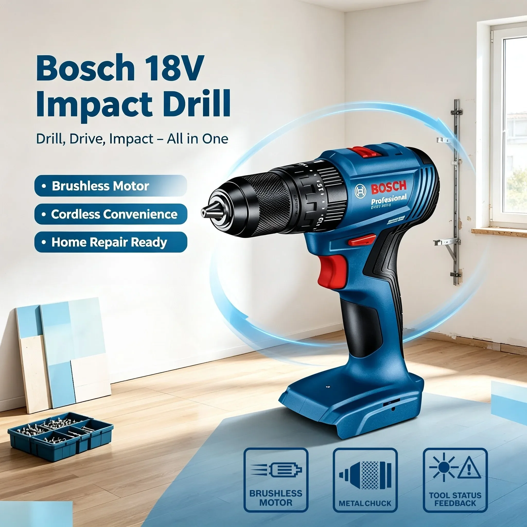 Trapano avvitatore a impulsi s - Brushless Cordless Electric Drill 18V recensione e prezzo