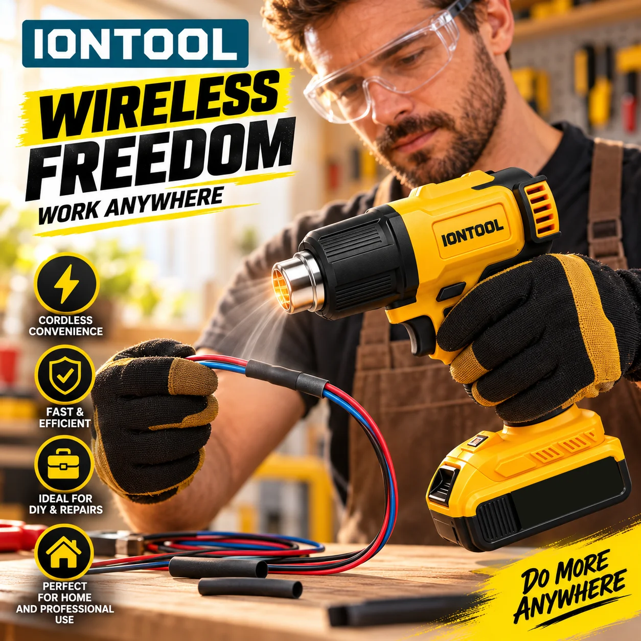 IONTOOL Pistola Termica Senza  - Cordless Heat Gun For Shrink Tubing recensione e prezzo