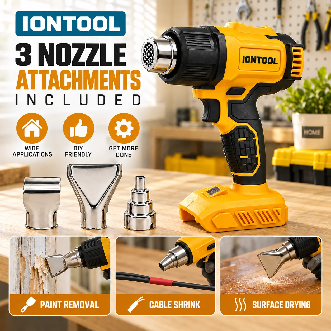 IONTOOL Pistola Termica Senza  - Cordless Heat Gun For Shrink Tubing recensione e prezzo