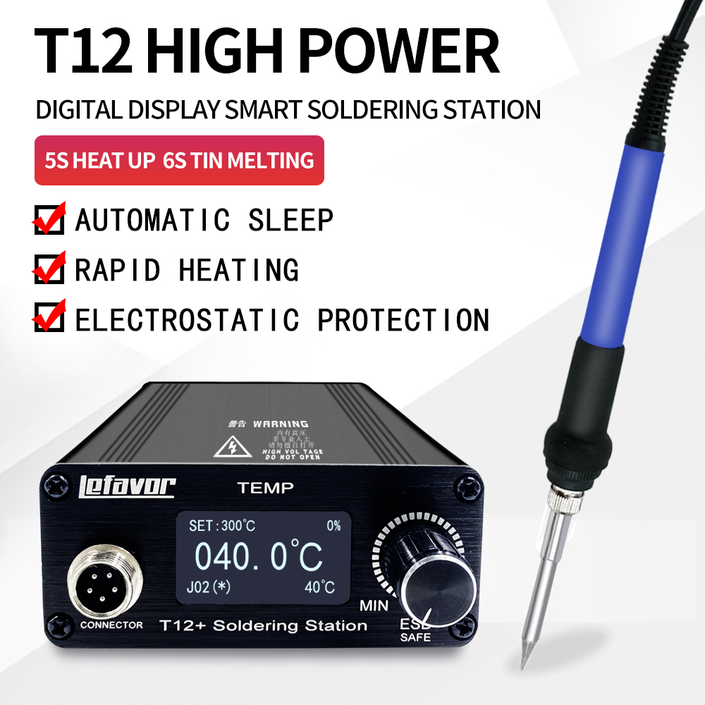 Stazione di saldatura T12 + Sa - Digital Soldering Station T12 recensione e prezzo